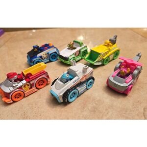 Paw Patrol True Metal Mini Vehicles Lot Chase Marshall Skye Rubble Rocky Tracker